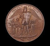 1881 Anniversary Of The Volunteer Movement 64mm Bronze Medal