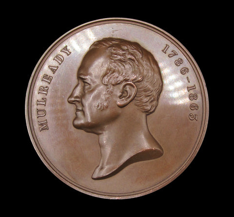 1877 William Mulready Art Union Of London 56mm Medal - By Adams