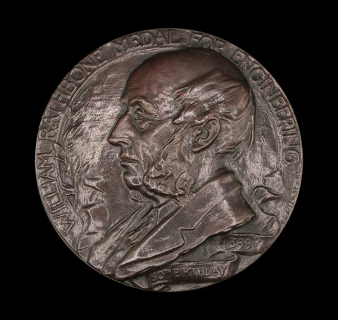 1909 Liverpool University William Rathbone 147mm Bronze Medal - By Allen