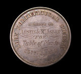 1888 Lorn Horticultural Society 38mm Silver Medal - By Kirkwood