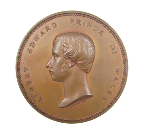 1865 International Reformatory Exhibition London 58mm Medal - By Wyon