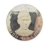 1969 Prince Of Wales Investiture 40mm Silver Medal