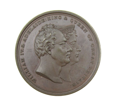 1831 William IV Coronation 39mm Medal - By Halliday