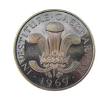 1969 Prince Of Wales Investiture Silver Medal Pair - By Pinches