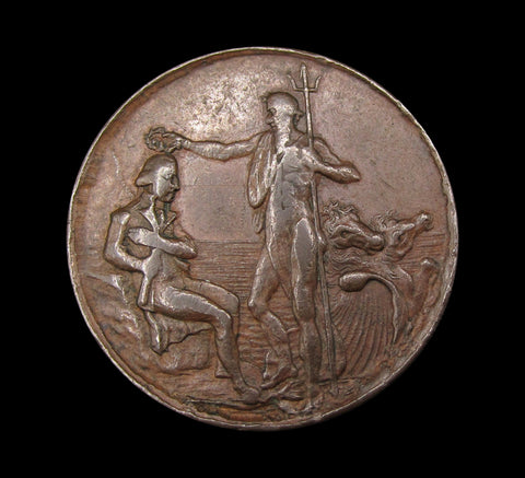 1797 Portsmouth John Jervis Halfpenny Token - DH64