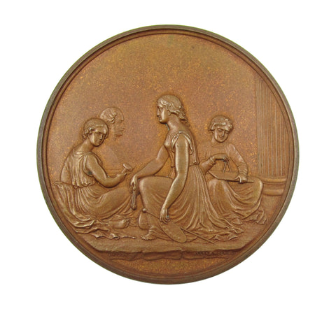 1854 Birmingham Society Of Arts School Of Design 64mm Medal