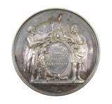 1852 Pharmaceutical Society Of Great Britain 70mm Silver Medal - By Wyon