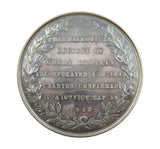 1852 Pharmaceutical Society Of Great Britain 70mm Silver Medal - By Wyon