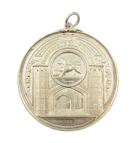 1947 Institute Of Clayworkers Long Service 58mm Silver Medal