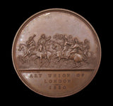 1880 Thomas Stothard Art Union Of London 55mm Medal - By Wyon