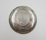 China 1930 Trade Dollar Set In Silver Dish - Engraved To John Keswick