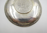 China 1930 Trade Dollar Set In Silver Dish - Engraved To John Keswick