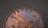 Victoria 1861 Penny - Y Over Y In Penny