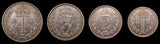 Victoria 1890 Full Maundy Set
