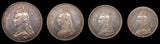 Victoria 1890 Full Maundy Set
