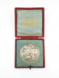 1909 British Dairy Farmers Association 47mm Silver Medal - Cased