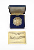 1969 Investiture Of Charles Prince Of Wales 38mm Silver Medal - By Hearn