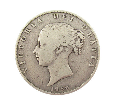 Victoria 1850 Halfcrown - Fine