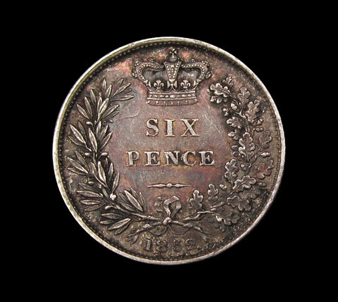 Victoria 1852 Sixpence - EF