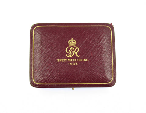 1937 Royal Mint Hard Case For George VI 4 Coin Gold Proof Set