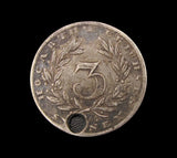 Australia 1860 Hogarth & Erichson Threepence - Fine