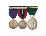 Medal Trio - Volunteer Officers Medal, 1902 Coronation , 1911 Coronation - To Colonel