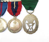 Medal Trio - Volunteer Officers Medal, 1902 Coronation , 1911 Coronation - To Colonel