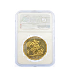 Victoria 1887 Five Pounds - NGC UNC