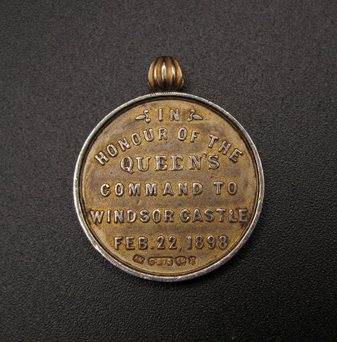 1899 Queen's Command To Windsor Castle 24mm Gold Medal