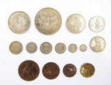 George VI 1937 15 Coin Cased Proof Set - Crown To Maundy