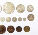 George VI 1937 15 Coin Cased Proof Set - Crown To Maundy