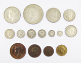 George VI 1937 15 Coin Cased Proof Set - Crown To Maundy