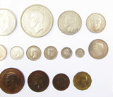 George VI 1937 15 Coin Cased Proof Set - Crown To Maundy