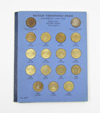 1937-1967 Complete Run Brass Threepences In Whitman Folder - UNC