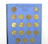 1937-1967 Complete Run Brass Threepences In Whitman Folder - UNC