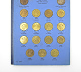 1937-1967 Complete Run Brass Threepences In Whitman Folder - UNC