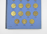 1937-1967 Complete Run Brass Threepences In Whitman Folder - UNC