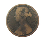 Victoria 1862 Penny - 8/6 In Date - Fair