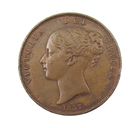 Victoria 1857 Penny - GVF