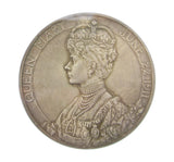 1911 George V Coronation 51mm Silver Medal - NGC MS65