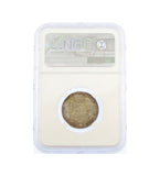 India Edward VII 1907 Half Rupee - NGC AU58