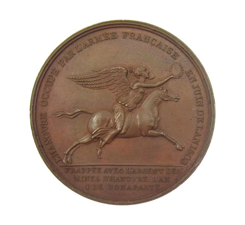 France 1803 Napoleon Breach Of Treaty Of Amiens 40mm Medal
