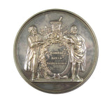 1852 Pharmaceutical Society Of Great Britain 70mm Silver Medal - By Wyon