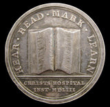 1553 Christ's Hospital Silver Marker's 35mm Prize Medal - By Pingo