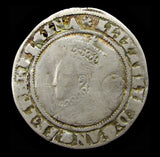 Elizabeth I 1574 Sixpence - mm Eglantine