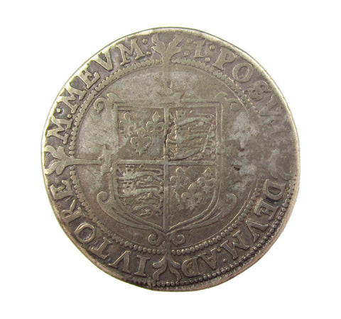 Elizabeth I 1601-1602 Silver Halfcrown - Fine