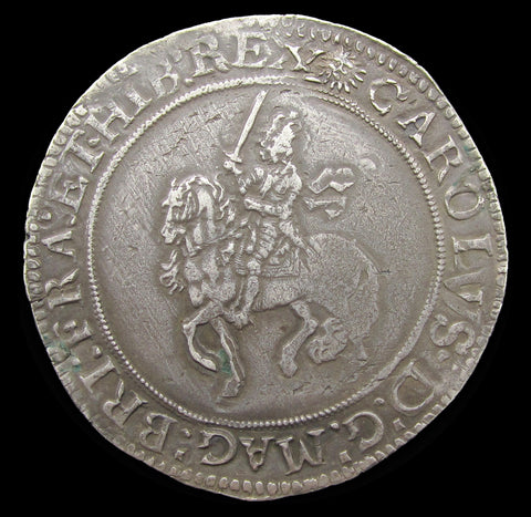 Charles I 1646-1646 Tower Mint Crown - Mintmark Sun