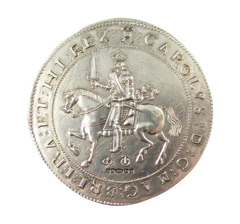 Charles I 1645 Restrike Silver Crown