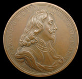 1649 Charles I Death & Memorial 50mm Bronze Medal - By Roettier