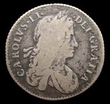 Charles II 1663 Shilling - NF